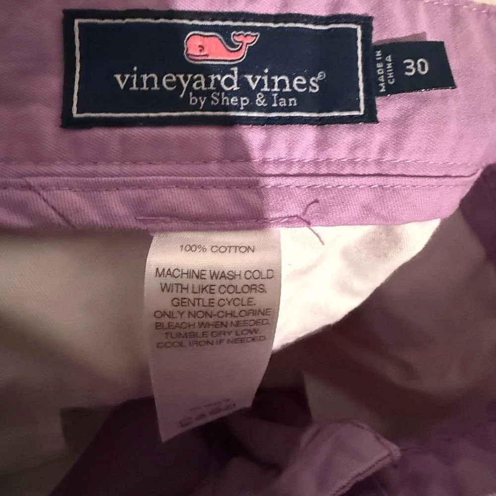 Vineyard Vines Men's Club Shorts Purple Size‎ 30 Golf Preppy Old Money Inseam 9